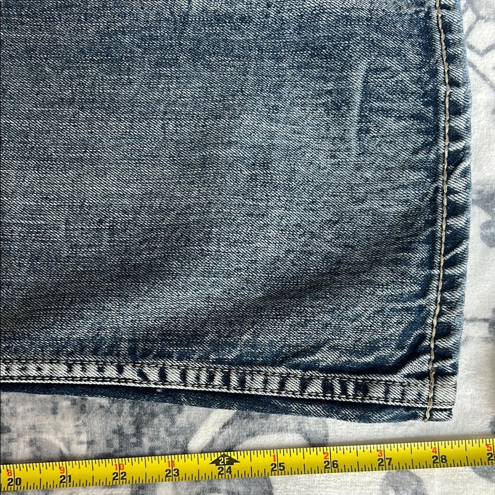 Buffalo David Bitton Relaxed Acid Washed Blue Jeans - Picture 10 of 15